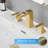 Bathroom Sink Faucet with Pop-Up Drain and Double Lever Handle-120276170