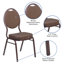 Chaise de banquet empilable Boston Teardrop