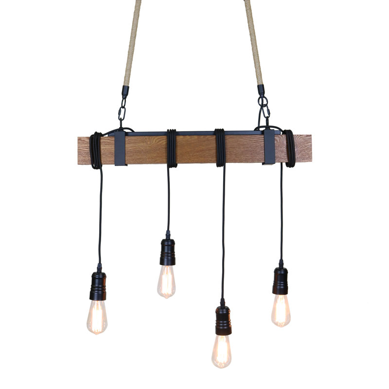 Luminaire suspendu grappe à 4 lumières Wylo