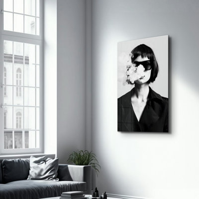 Peinture décorative en verre trempé