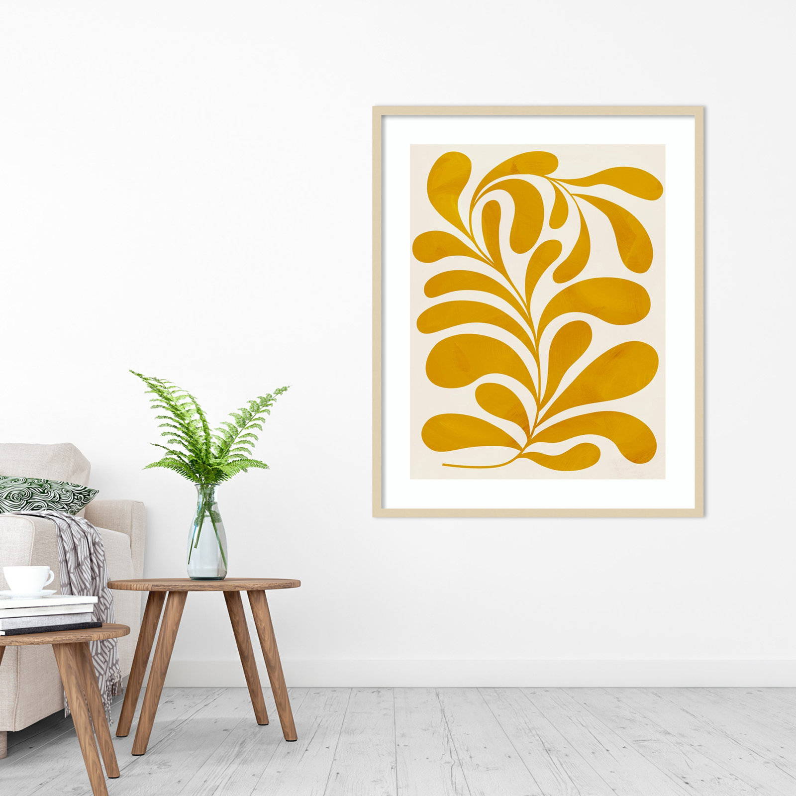 Goldenrod II by Grace Popp, Natural, 41" H x 33" W x 1" D