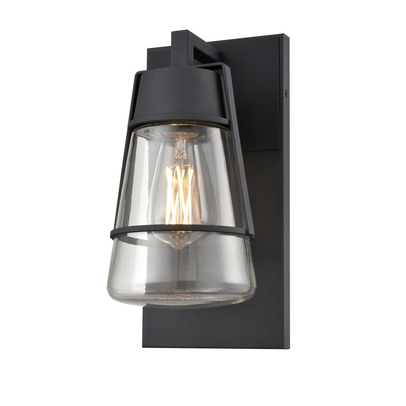 LAC DES BOIS ET SCONCE, Noir, H 13 po x l 6,30 po x P 7 po