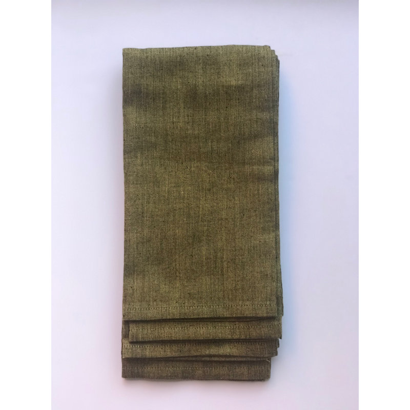 Lawton 100% Cotton Square Napkin, Brown