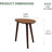 25"W Solid Oak Side Table-229242155-232417512