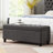 Elegant Dark Gray Storage Bench With Buttons And Linen Upholstery Upholstered Practical-756312441
