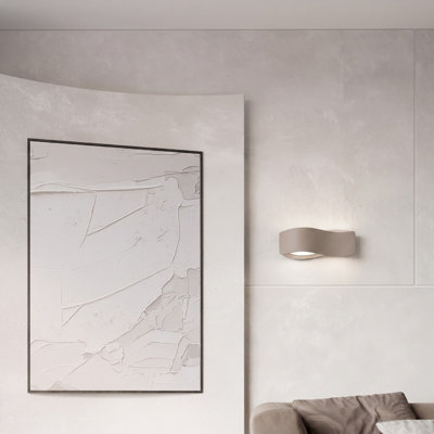 Steel Flush Mounted Sconce
