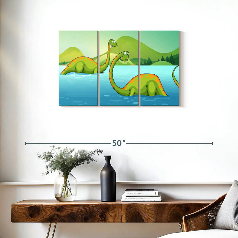 River With Dinosaurs