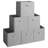 Latitude Run 6 Pack Fabric Storage Cube-80756535-80756534