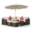Yancey 5 Seater Rattan Corner Sofa Set
