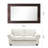 Rectangle Leather Floor Mirror-19763669