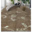 Tapis floral rouille de haute qualité noué à la main Floral