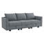 3-Seater Modular Sectional Sofa Couch With Storage Seats-247650851