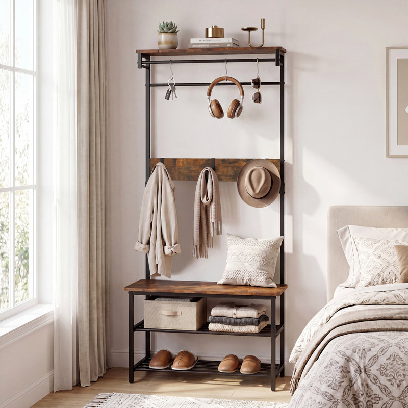 Freestanding 6 - Hook Coat Rack
