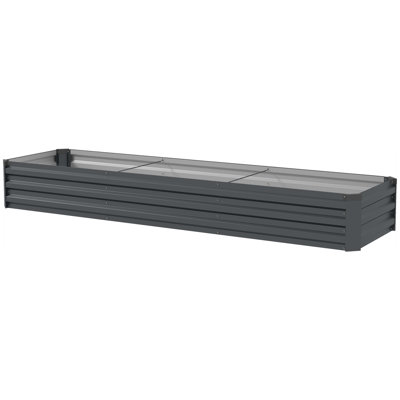 Galvanized Raised Garden Bed Kit for Flowers