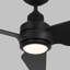Smart LED Downrod Ceiling Fan-178158276