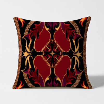 Golden Odyssey Indoor And Outdoor Throw Pillow