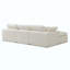 Canapé d'angle infonuagique pour salon, canapé d'angle en L sans structure avec pouf, canapé d'angle modulaire 3 places-1555942573