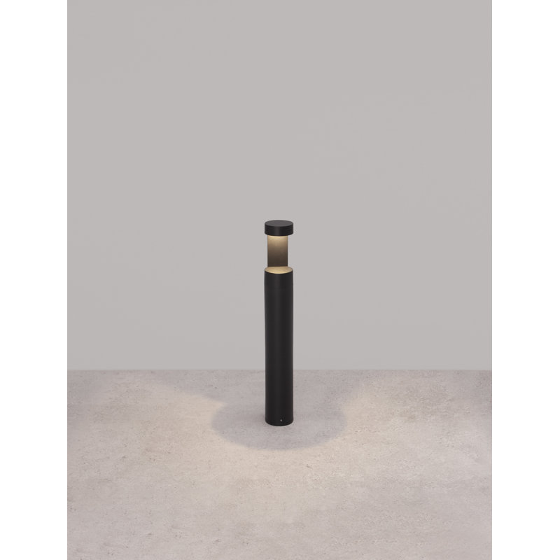 Black Integrated LED Metal Bollard Light