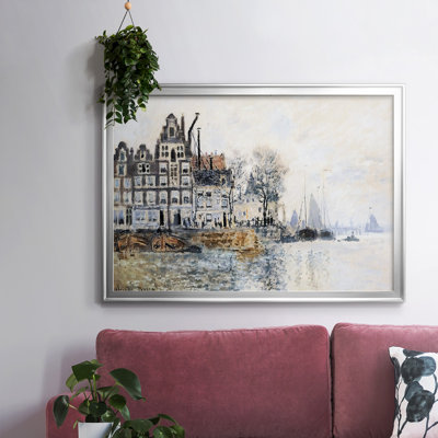View of Amsterdam, 1874, toile tendue avec châssis