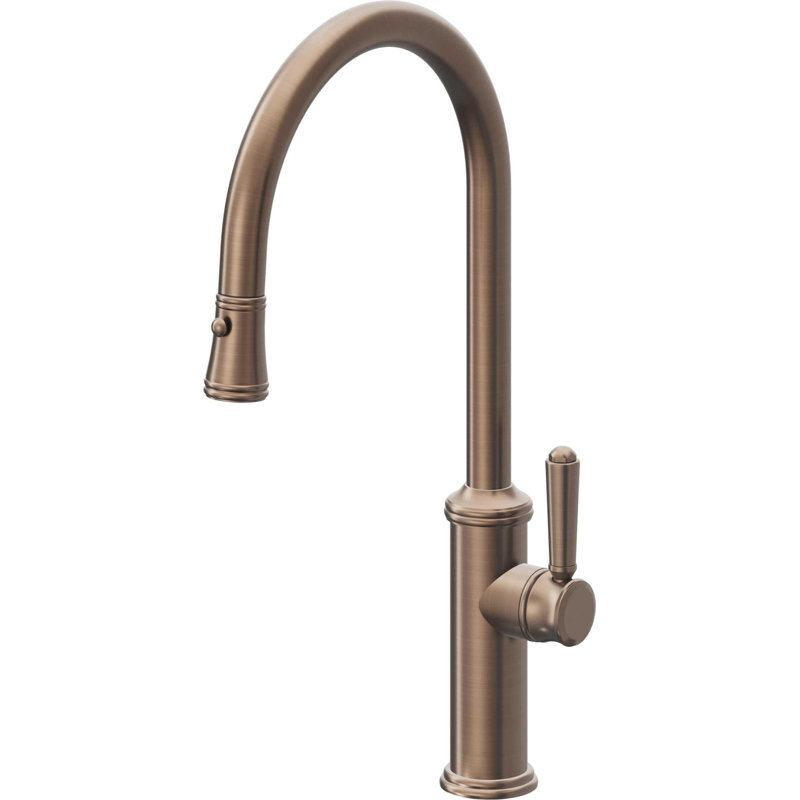 Davoli Kitchen Faucet, Satin Bronze