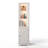 70.87 In. H  3 Layer Accent Corner Cabinet Storage 3 Layer With Led Light