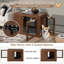 Table de bout en cage pour animaux Eastwood