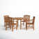 Eleana 4 - Person Teak Wood Patio Dining Set with Round Table