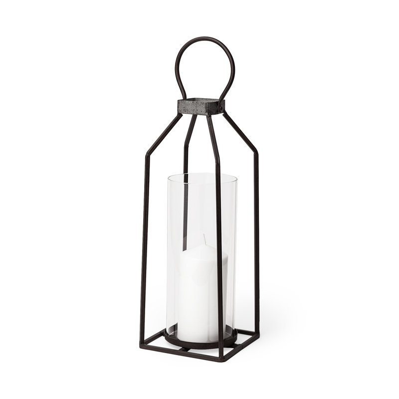 Lanterne de table, H 19 po x l 5,5 po x P 5,5 po