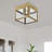 8 in. W 2 - Bulb LED Outdoor Semi Flush Mount Outdoor Flush Mount-61922161