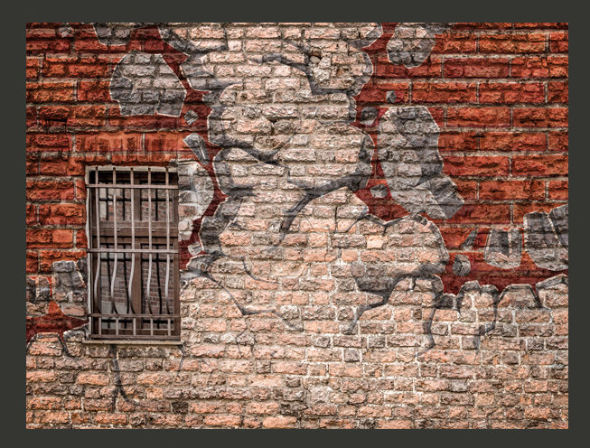 Break the Wall 2.31m x 300cm Wallpaper, 400cm L x 309cm W
