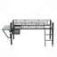 Lit mezzanine avec bureau Gaming, DEL