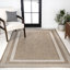 Tapis intérieur / extérieur beige / crème à 3 rayures Caherty Dover Classic-1183764447-1259306847