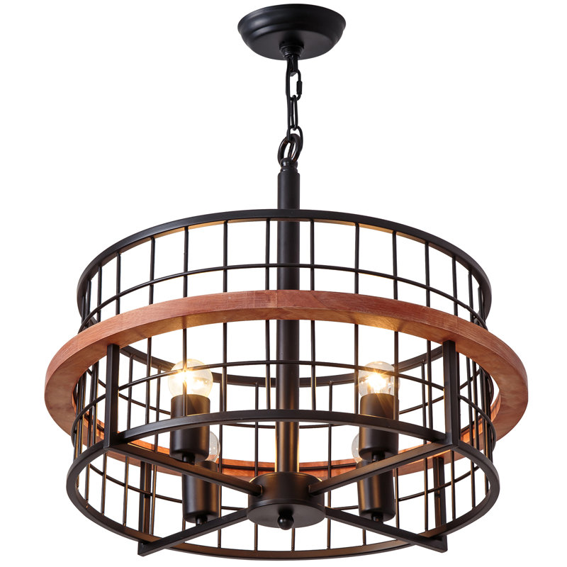 4 - Light Black Lantern Pendant