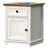 Vianet 24'' Tall End Table with Storage Drawer and Built-In Outlets-731881562