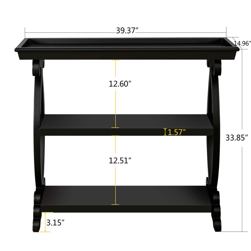 Console avec 2 tablettes Newport