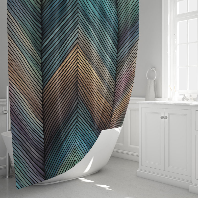 Rideau de douche Haidin, H 72 po x l 70 po
