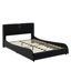 Luxurious Faux Leather Upholstered Platform Bed With Thickened Headboard, Bluetooth Speakers And RGB LED Light-1262582057-1262582059