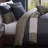 Bebejan Checkered Navy Tan 100% Cotton Sateen 5 Piece Reversible Comforter Set-112669933