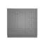 Meuble-lavabo autoportant de 36 po de style Shaker: lavabo en céramique, 4 tiroirs à fermeture en douceur et 2 portes à fermeture en douceur pour beaucoup de rangement-328532758