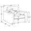 Fauteuil d'appoint rembourré en chenille Seguin brun-1333972693