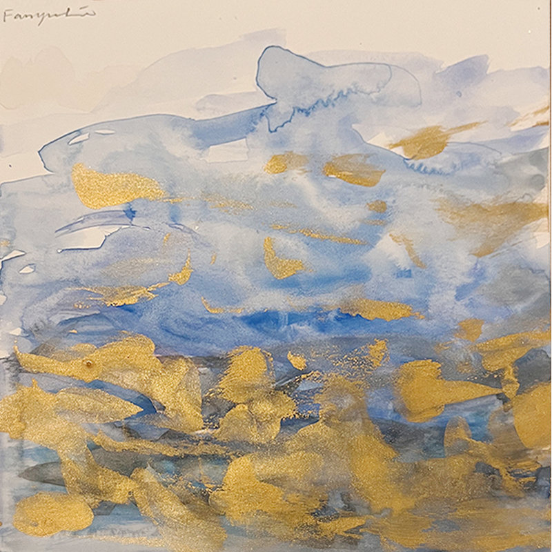 «Trace The Touch of Ocean No.4» par Fanyu Lin - reproduction d'un seul cadre