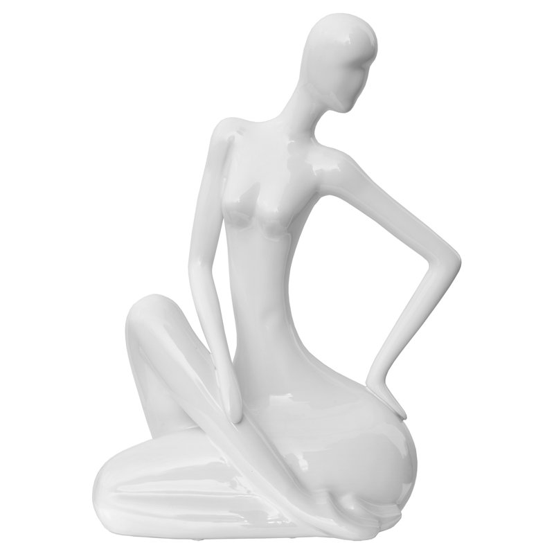 Ayla Figurines & Sculptures, White