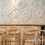 Médaillon de plafond H 23,5 po x l 23,5 po x P 3,5 po Modena
