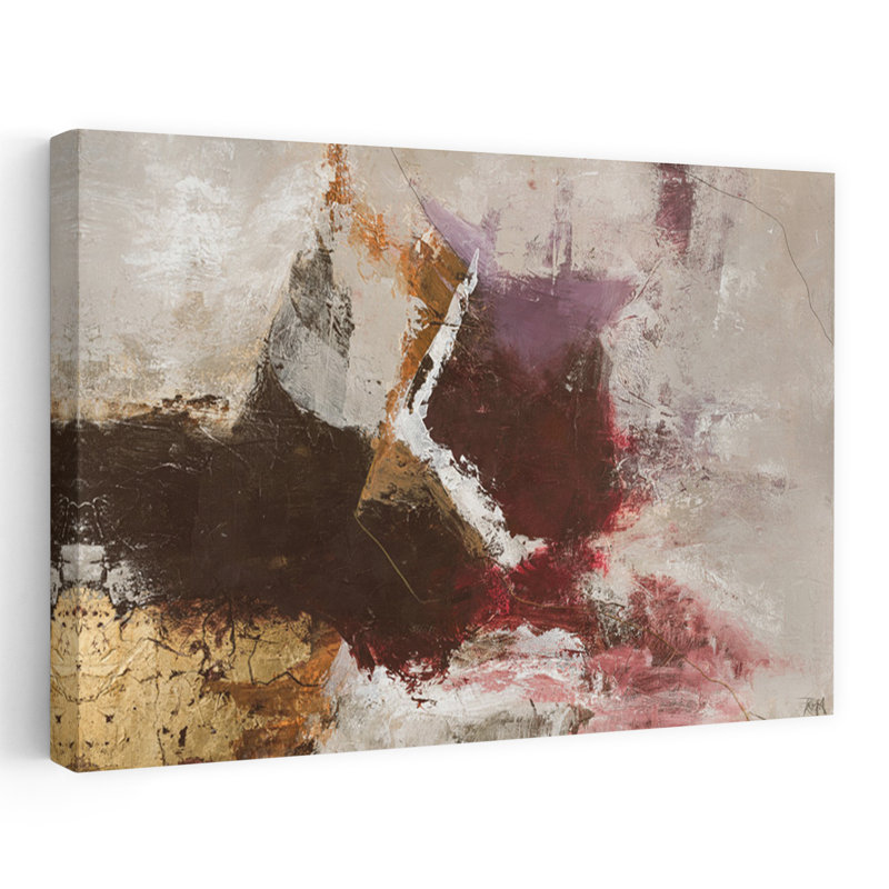 Infinity 1, art abstrait contemporain, H 32 po x l 48 po
