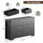 51" Black 7 Drawer Dresser, Farmhouse Chest of  7 Drawers,Storage Dressers Organizer for Bedroom, Living Room-93386177