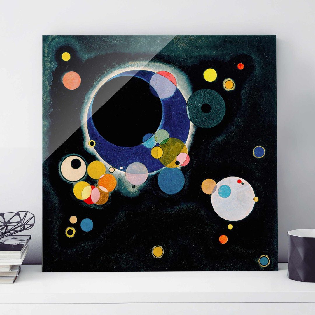 Kunstdruck Ein paar Runden von Wassily Kandinsky