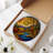 7.8"H Autumn Landscape Stained Glass Window Panel-1473675353