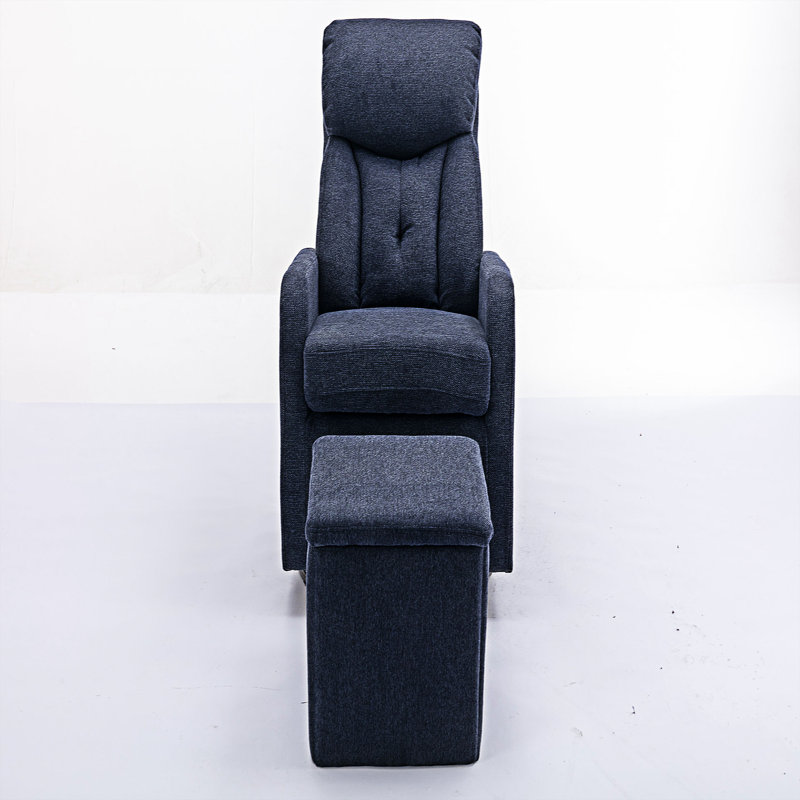 Chaise berçante Dubem, Bleu foncé