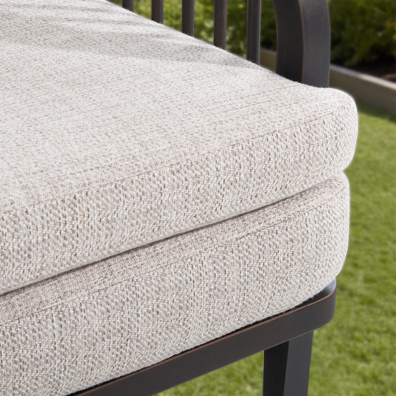 Chaise longue avec coussins Asheville