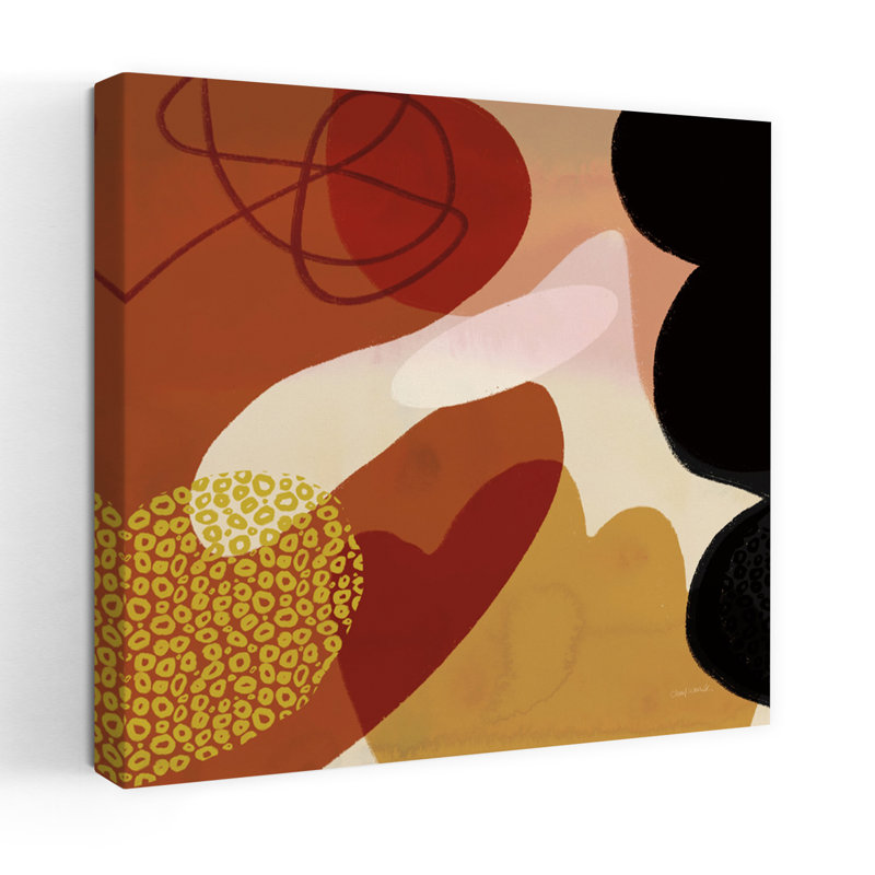 Variété V, art contemporain moderne abstrait, H 18 po x l 18 po